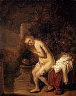 Rembrandt Canvas Paintings - Susanna and the Elders